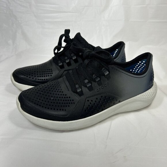 Crocs Women's Black Sneakers - Picture 1 of 10